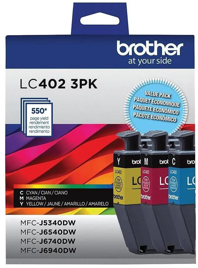 Alt view image 2 of 6 - LC4023PKS Ink 550 Page-Yield Cyan/Magenta/Yellow 3/Pack