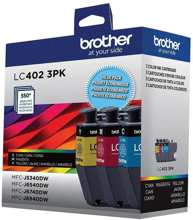 Alt view image 5 of 6 - LC4023PKS Ink 550 Page-Yield Cyan/Magenta/Yellow 3/Pack