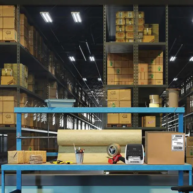 Alt view image 6 of 14 - Brother QL-1110NWB Desktop Direct Thermal Monochrome Label Printer