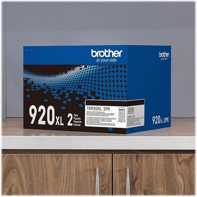 Alt view image 9 of 10 - Brother Genuine TN920XL2PK High-yield Toner Cartridge Twin Pack