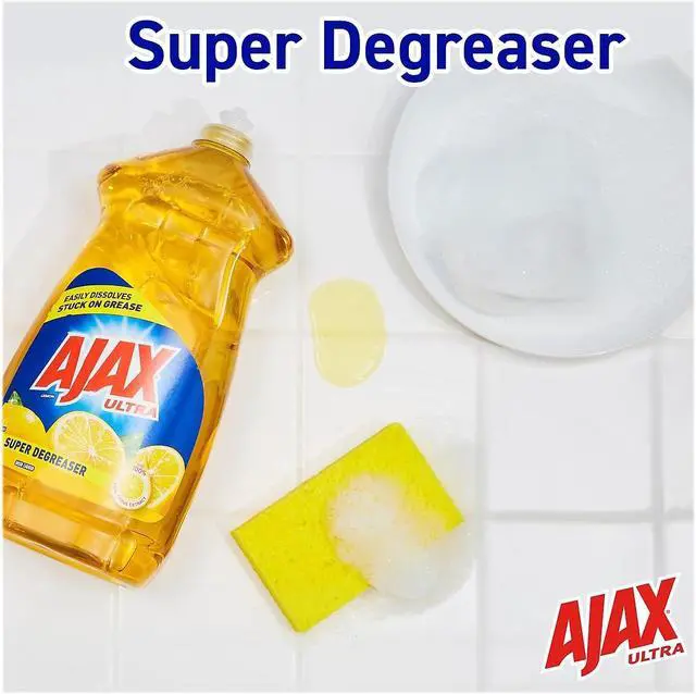 Alt view image 4 of 8 - Ajax Ultra Super Degreaser Dish Soap Lemon Scent 52 fl. oz. (149861)