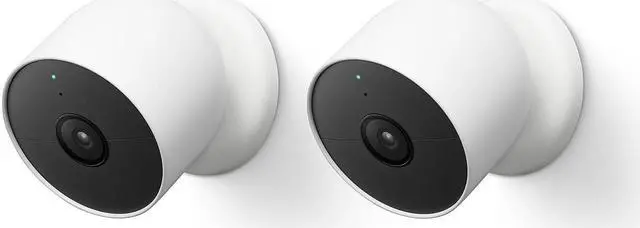 Main image of Google Nest Indoor Outdoor Camera Battery White 2/Pack (GA01894-US) 6315046