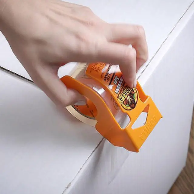 Alt view image 9 of 9 - Gorilla 6034015 Heavy Duty Packing Tape with Dispenser for Moving, Shipping and Storage, 1.88" x 25 yd, Clear, (Pack of 6)