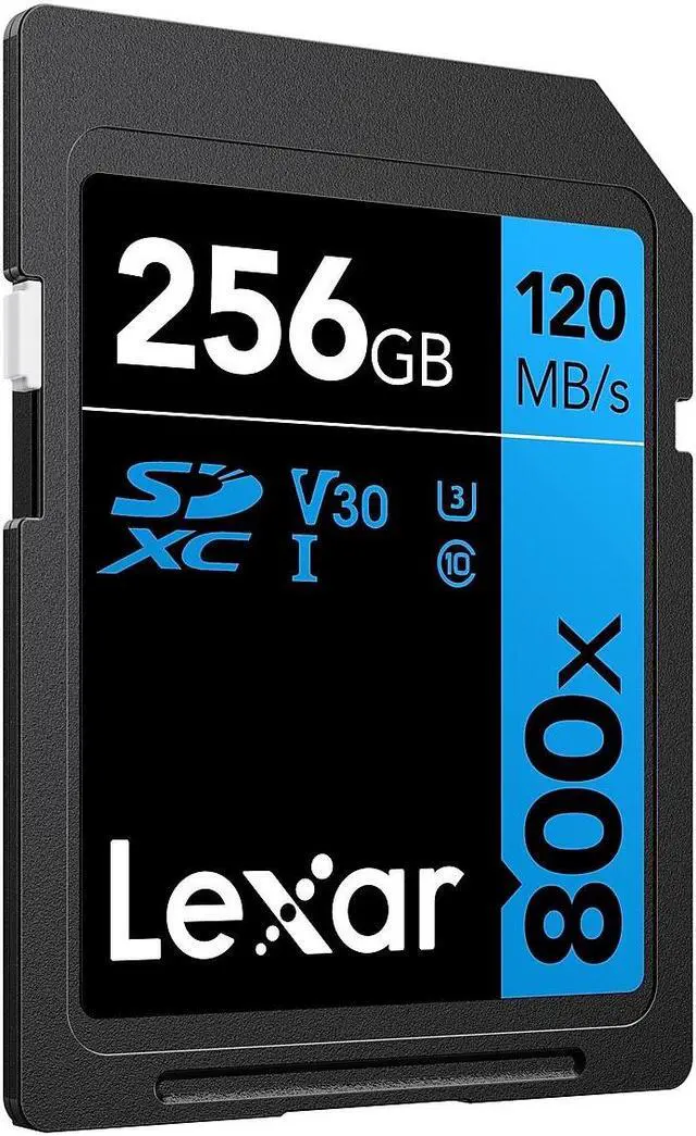Alt view image 14 of 20 - Lexar BLUE Series 256GB High-Performance SDXC Flash Memory UHS-I U1 Class 10
