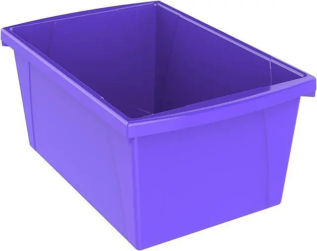 Alt view image 7 of 11 - Deflecto Antimicrobial Creativty Storage Caddy Blue 39505BLU