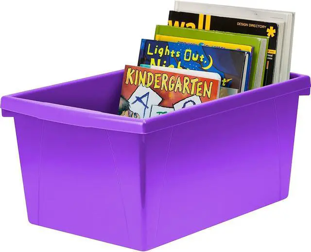 Alt view image 9 of 11 - Deflecto Antimicrobial Creativty Storage Caddy Blue 39505BLU