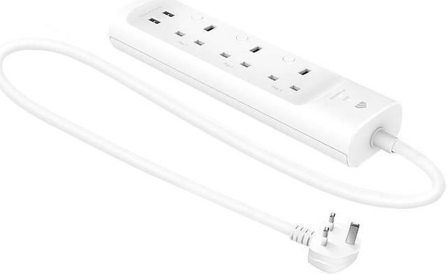 Alt view image 19 of 20 - Kasa Smart Plug Power Strip KP303, Surge Protector with 3 Individually Controlled Smart Outlets and 2 USB Ports, Works with Alexa & Google Home, No Hub Required , White