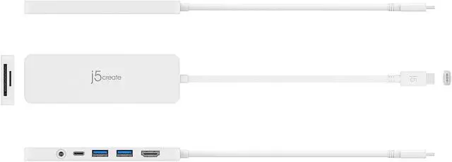Alt view image 11 of 14 - j5create USB-C® Multi-Port Hub with Power Delivery