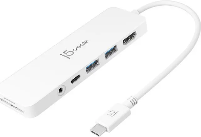 Alt view image 10 of 14 - j5create USB-C® Multi-Port Hub with Power Delivery