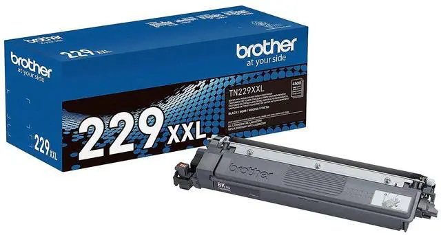Alt view image 3 of 9 - Brother Genuine TN229XXLBK Super High-yield Black Toner Cartridge
