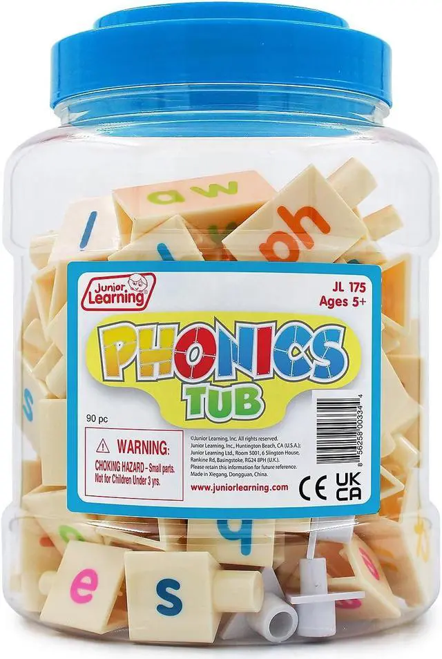 Alt view image 3 of 5 - Junior Learning Tri-Blocks Tub Board games