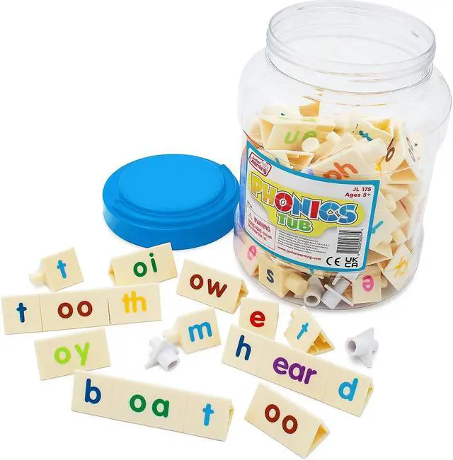 Alt view image 2 of 5 - Junior Learning Tri-Blocks Tub Board games
