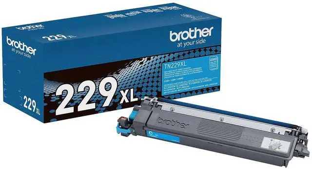 Alt view image 4 of 9 - Brother Genuine TN229XLC High-yield Cyan Toner Cartridge