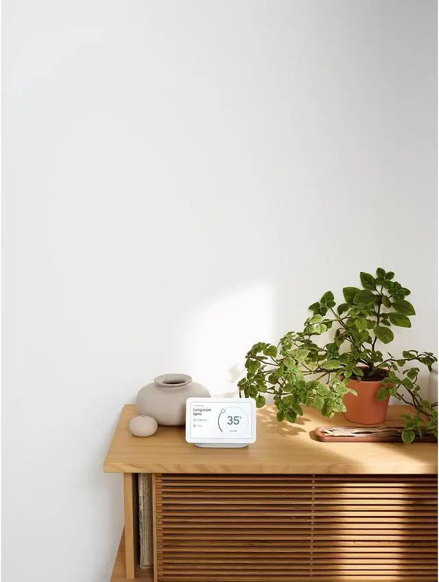 Alt view image 11 of 13 - Google Nest Hub with Google Assistant (2nd Generation), Chalk - OEM