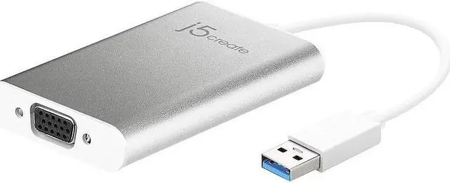 Alt view image 12 of 13 - j5create USB to VGA Display Adapter