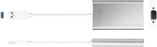 Alt view image 13 of 13 - j5create USB to VGA Display Adapter