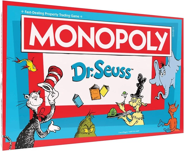 Alt view image 2 of 14 - MONOPOLY Dr. Seuss Board Game (USAMN154000)