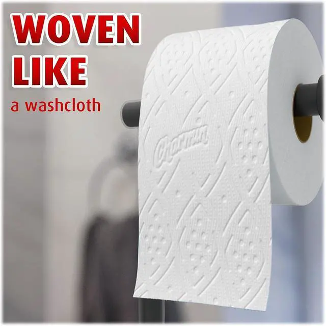 Alt view image 6 of 8 - Charmin Ultra Strong Super Mega Toilet Paper 2-Ply White 363 Sheets/Roll 12 Rolls/Pack (04311)