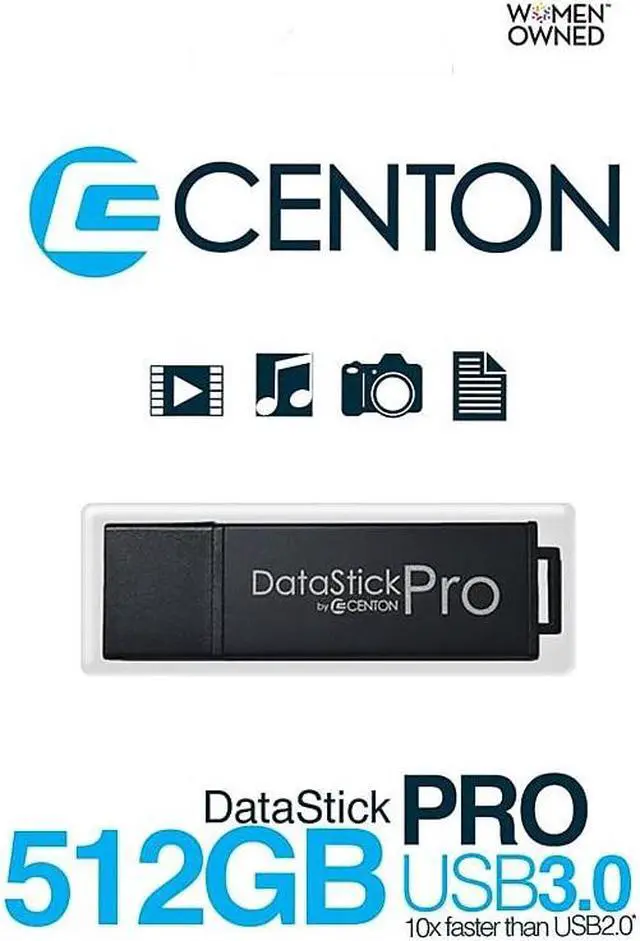 Alt view image 5 of 6 - Centon Datastick Pro 512 GB USB 3.0 Flash Drive (S1-U3P6-512G) - 10X Faster Than USB 2.0-512 GB