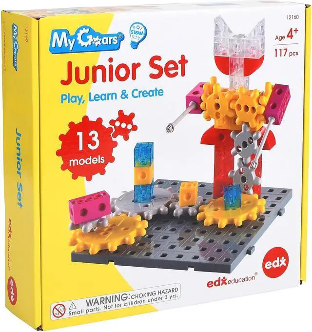 Main image of edxeducation My Gears - Junior Set 117 Pieces (CTU12160)