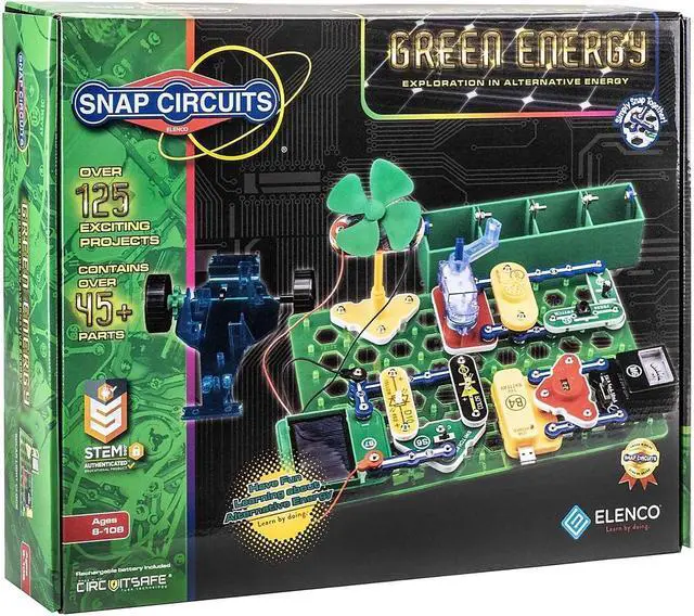 Alt view image 3 of 9 - SCG-225 - SNAP CIRCUITS GREEN ENERGY