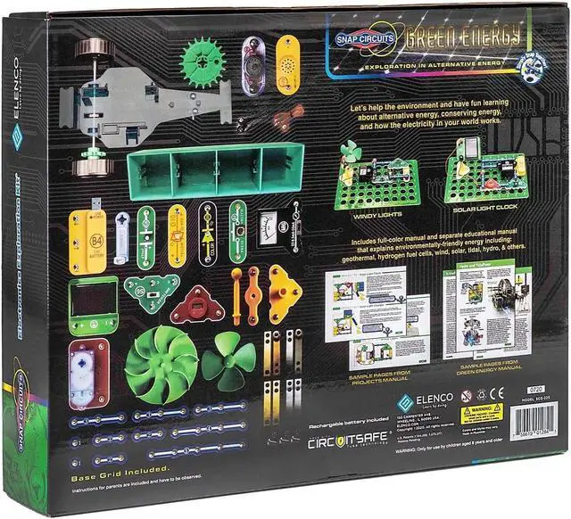 Alt view image 4 of 9 - SCG-225 - SNAP CIRCUITS GREEN ENERGY