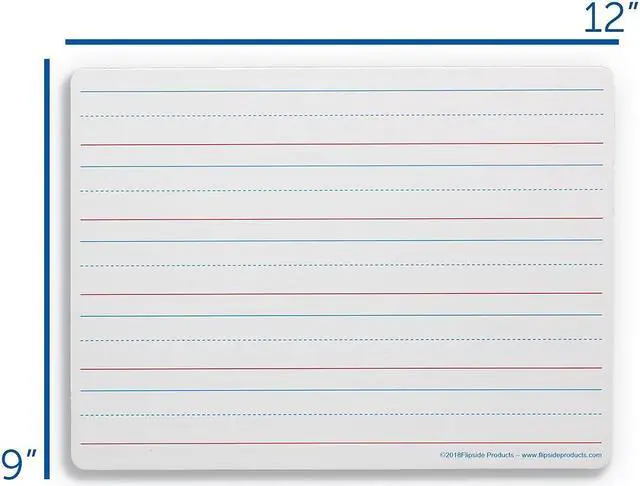 Alt view image 10 of 13 - Double Sided Dry Erase Boards 24Pk 9X12