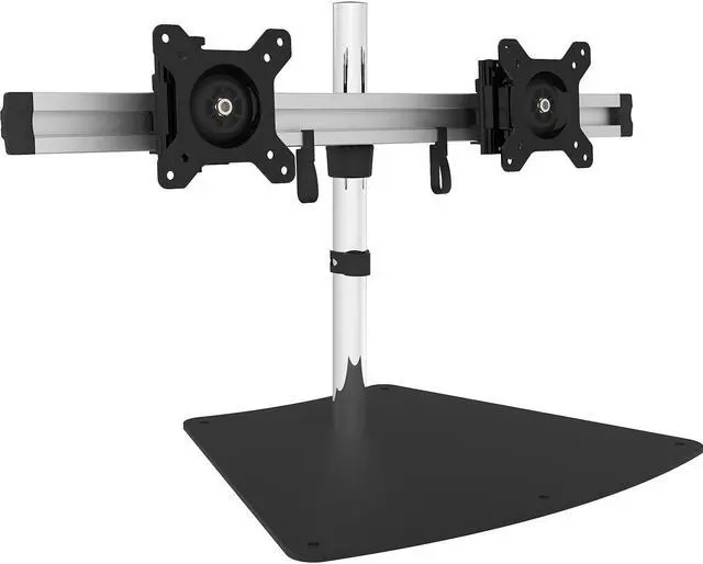 Alt view image 15 of 15 - Siig Easy-Adjust Dual Monitor Desk Stand - 13" To 27"