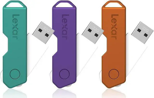 Main image of Lexar JumpDrive TwistTurn2 32GB USB Flash Drive LJDTT2-32GABNA3