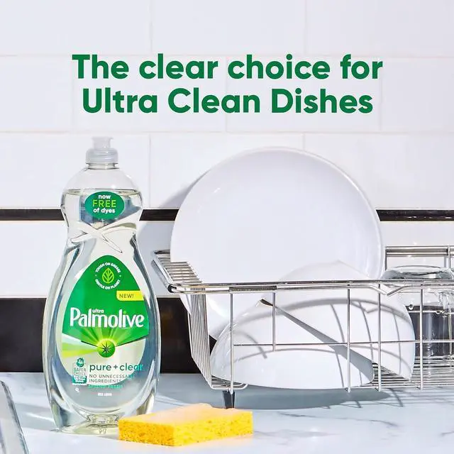 Alt view image 4 of 10 - Palmolive Dishwashing Detergent f/Manual Liquid 32.5 oz Clear 04272