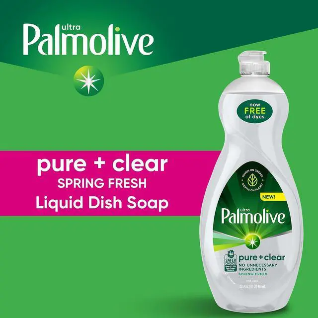 Alt view image 6 of 10 - Palmolive Dishwashing Detergent f/Manual Liquid 32.5 oz Clear 04272