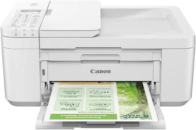 Alt view image 2 of 20 - Canon PIXMA TR4720 Wireless All-in-One Printer (White)