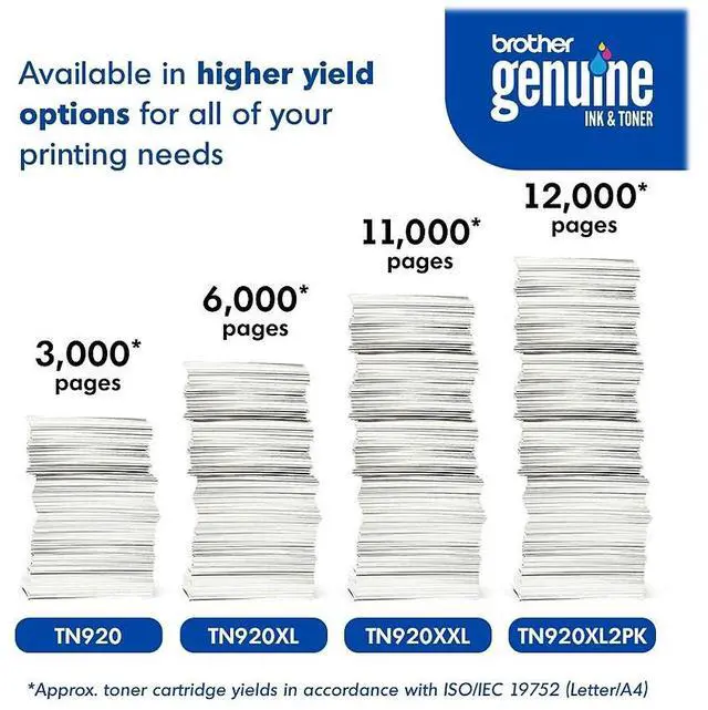 Alt view image 7 of 11 - TN920UXXL Ultra High-Yield Toner 18000 Page-Yield Black
