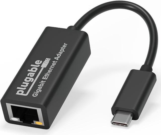 Alt view image 6 of 10 - Plugable USB C to Ethernet Adapter, Fast and Reliable Thunderbolt or USB C to Gigabit Ethernet Adapter, Compatible with Windows, Mac, iPhone 15, ChromeOS, Dell XPS, Switch
