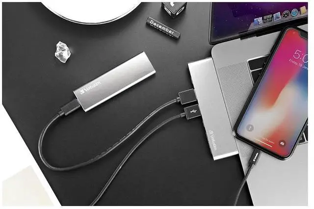 Alt view image 5 of 13 - Verbatim Vx500 2TB USB 3.2 External Solid-State Drive (47454)