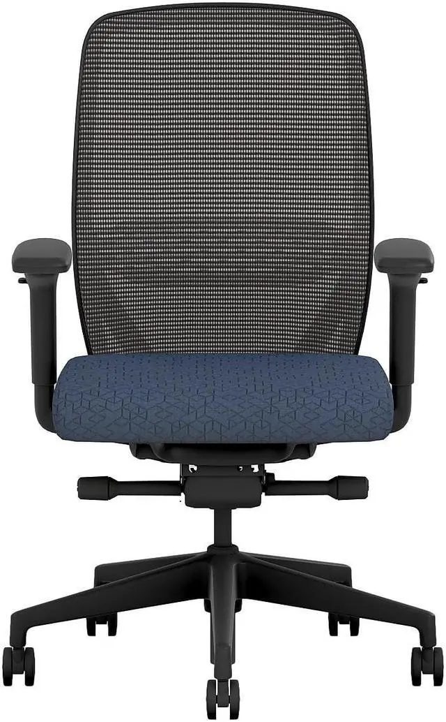 Main image of HON Nucleus Fabric/Mesh Swivel Task Chair Navy/Black (HNR1KD.Y2.STC.A.H.IM.APX13.BL.SB.T)