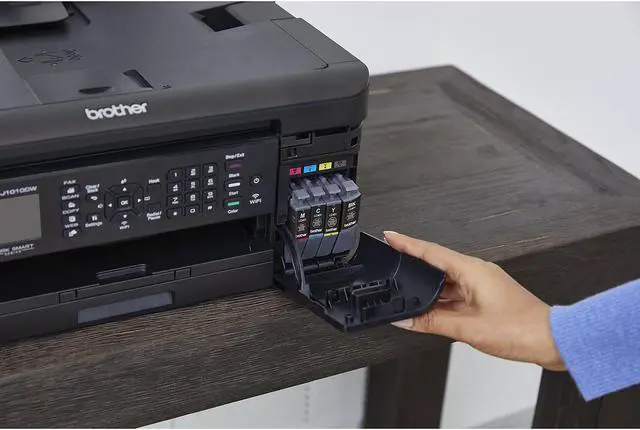 Alt view image 6 of 16 - Brother LC401 Black/Cyan/Magenta/Yellow Standard Yield Ink Cartridges 4/Pack (LC4014PKS)
