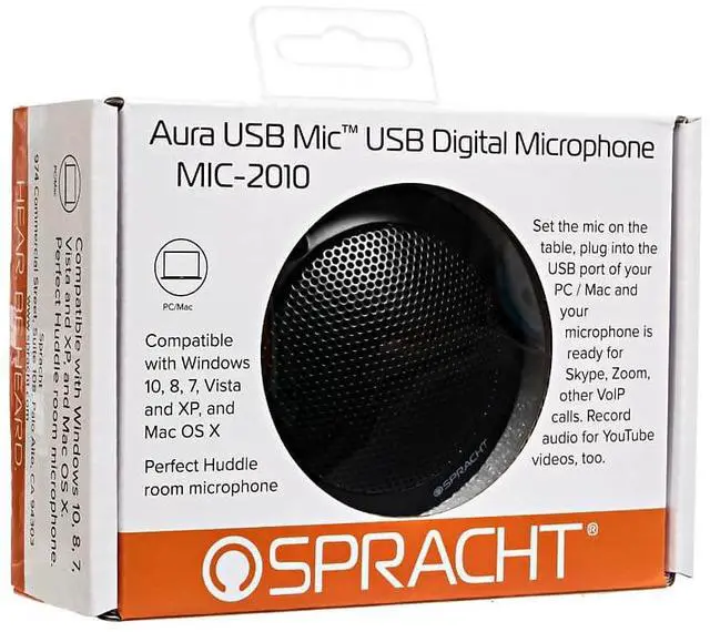 Alt view image 14 of 15 - Spracht Aura USB Mic Digital USB Microphone
