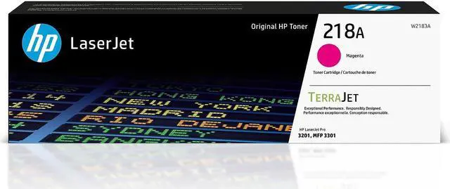 Main image of HP 218A Magenta Toner Cartridge Works with Color Laserjet Pro 3201, MFP 3301 Series, W2183A