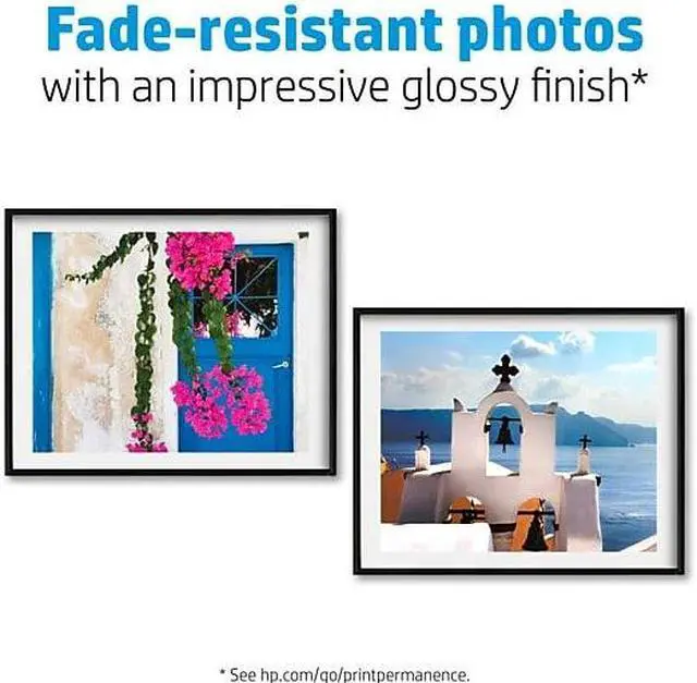 Alt view image 12 of 15 - HP Advanced Photo Paper, Glossy, 65 lb, 8 x 10 in., 203 x 254 mm, 25 sheets