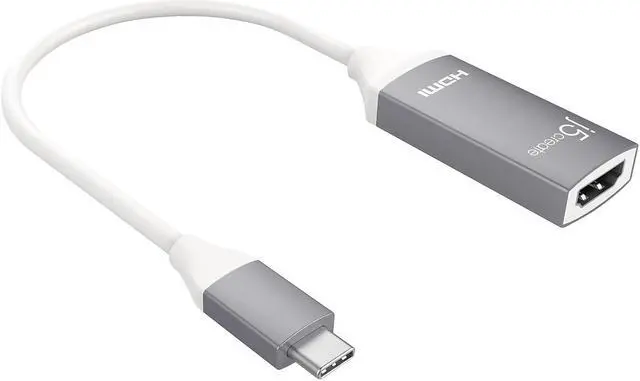 Alt view image 8 of 14 - USB C to HDMI Adapter Cable by j5create | 4K@60Hz Type C Dongle Connects External Monitor Display, HDTV, Projector for MacBook, Chromebook, Laptops, Phones, Tablets, PC with USB-C Port