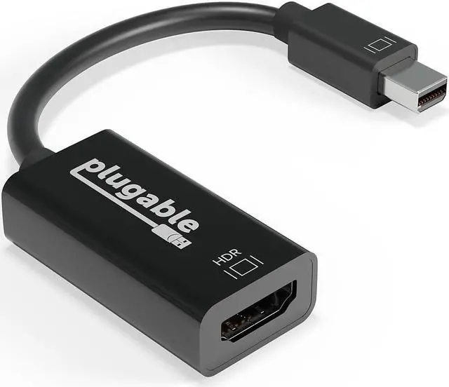 Alt view image 8 of 14 - Plugable Mini DisplayPort/Thunderbolt 2 to HDMI 2.0 Adapter for Older Macs and Surface PCs with MDP Ports - Driverless