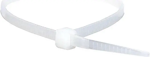 Alt view image 4 of 4 - 8-inch Cable Tie, 100pcs/Pack, 40 lbs Max Weight - White