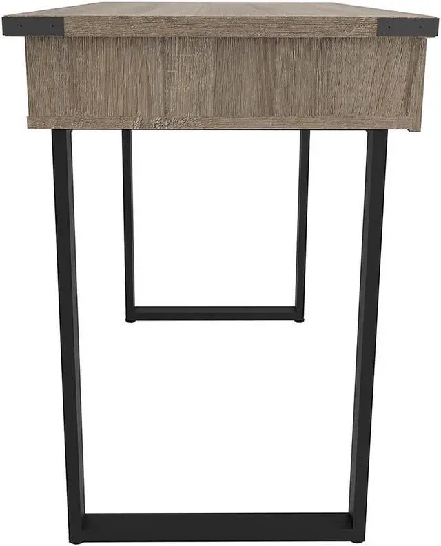 Alt view image 3 of 4 - Safco 5512SDD Mirella SOHO Desk with Drawer - 36.25" x 22.25" x 30" - Black