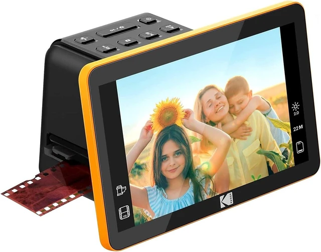 Main image of Kodak Slide N Scan Max Digital Film Slide Scanner Black/Yellow (RODFS70)