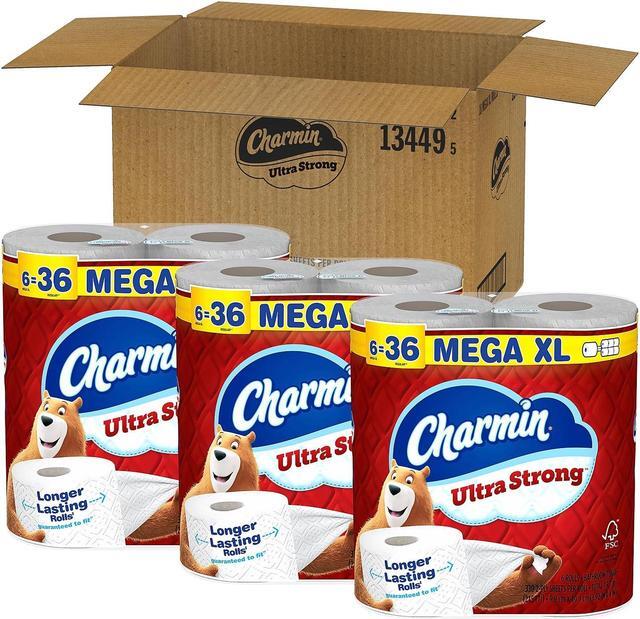 Main image of Charmin Ultra Strong Super Mega Toilet Paper 2-Ply White 363 Sheets/Roll 18 Rolls/Pack (04308)