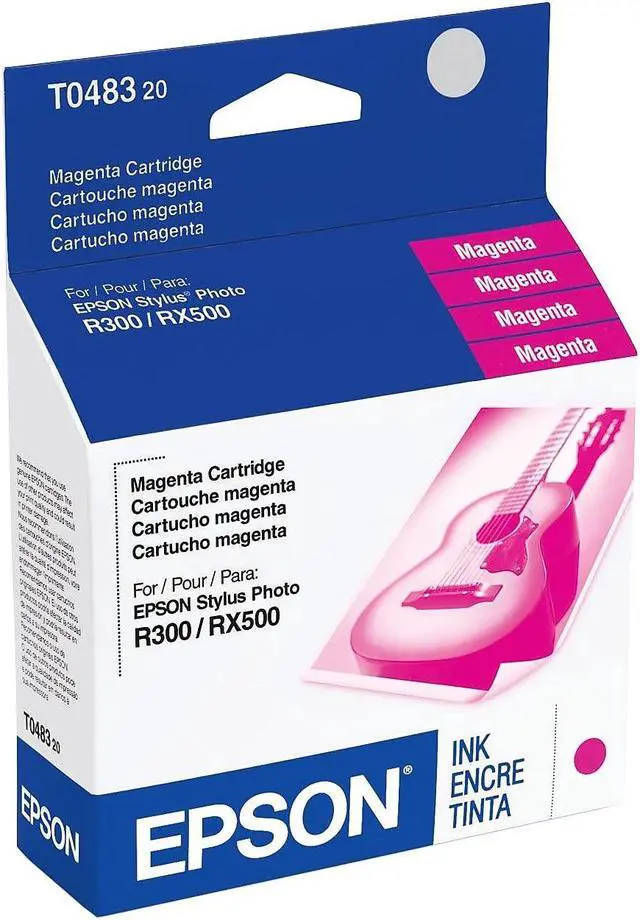 Alt view image 6 of 7 - Epson T0483 Magenta Ink Cartridge