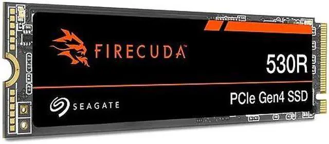 Alt view image 10 of 12 - Seagate FireCuda 530 4TB Internal Solid State Drive - M.2 PCIe Gen4 ×4 NVMe 1.4, PS5 Internal SSD, speeds up to 7300MB/s, 3D TLC NAND, 5100 TBW, 1.8M MTBF, Heatsink, Rescue Services