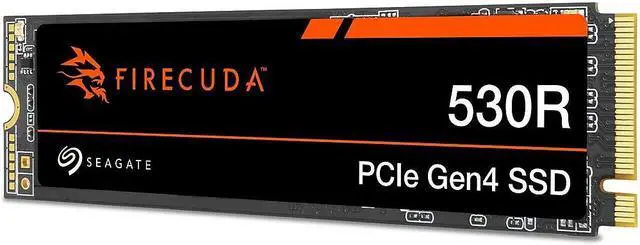 Alt view image 12 of 12 - Seagate FireCuda 530 4TB Internal Solid State Drive - M.2 PCIe Gen4 ×4 NVMe 1.4, PS5 Internal SSD, speeds up to 7300MB/s, 3D TLC NAND, 5100 TBW, 1.8M MTBF, Heatsink, Rescue Services