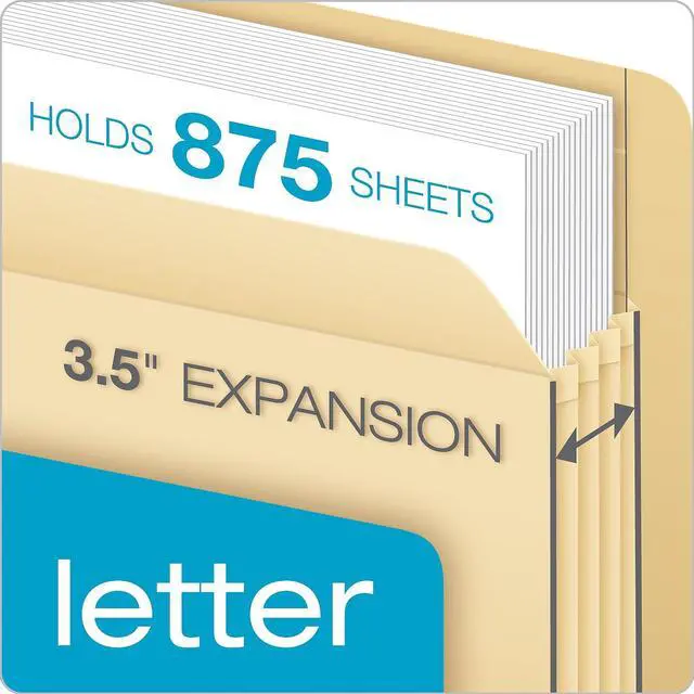Alt view image 4 of 8 - Pendaflex Manila Drop Front Shelf File Pockets Straight Cut 25 Pockets Letter